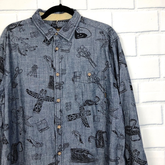 Burton Other - Burton Durable Goods Unique Printed Men's Shirt LG